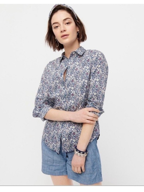 J. Crew Tops - J Crew Liberty of London Junes Meadow Floral Button Down Shirt